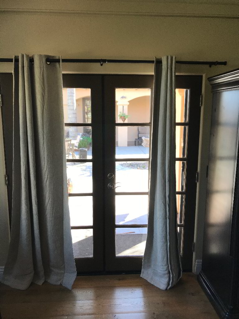 curtain install